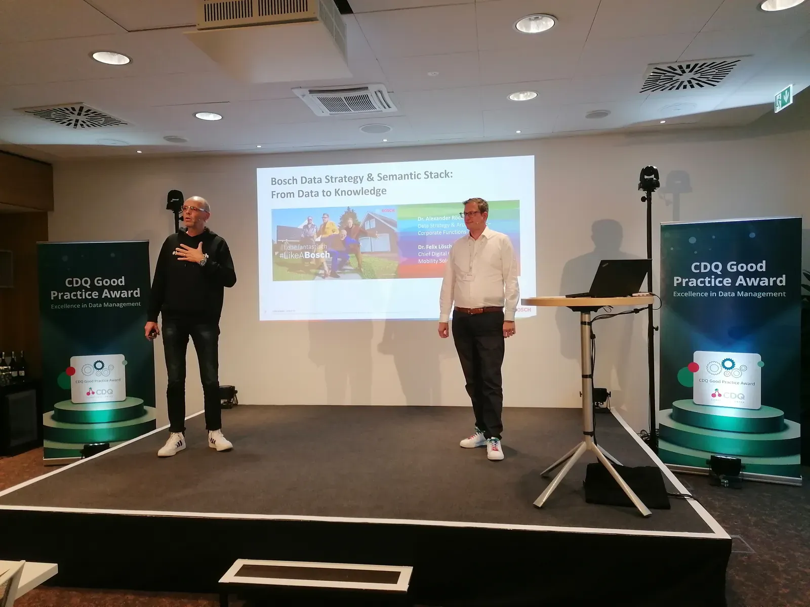 Bosch team during their presentation