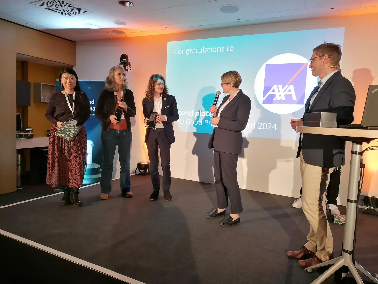 2nd place - team AXA