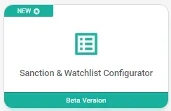 Santion &amp; Watchlist Configurator