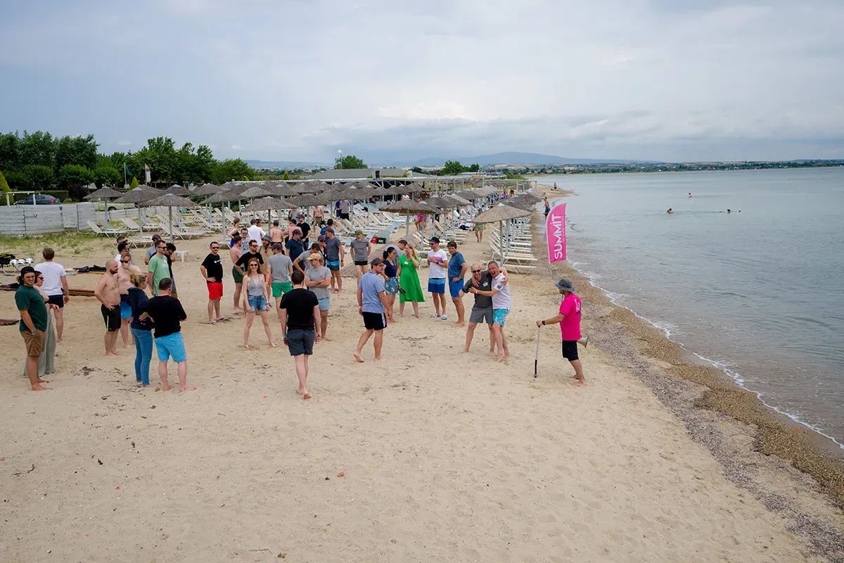 Beach day at the CDQ summer event