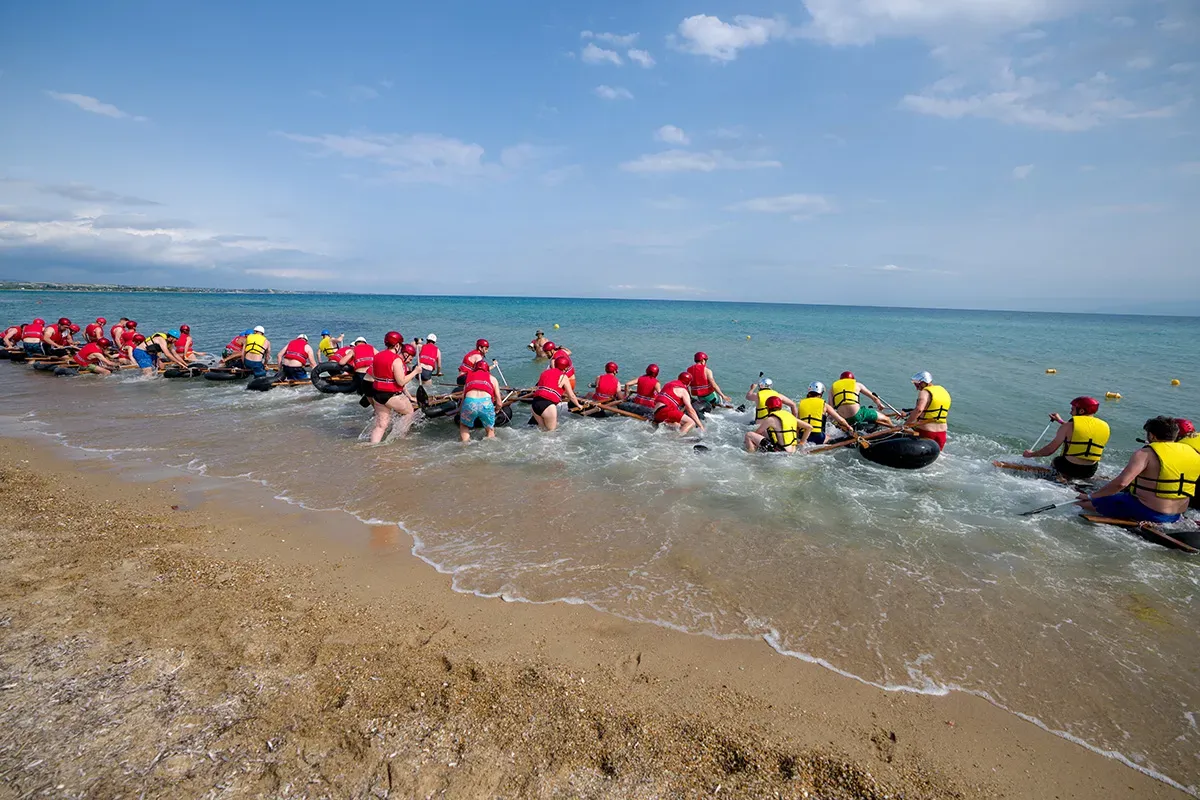 CDQ cherries enjoying the beach