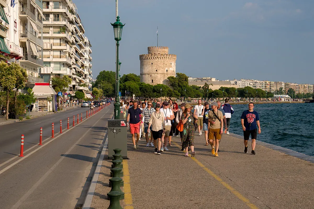 CDQ cherries exploring Thessaloniki