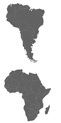 Region South America Africa